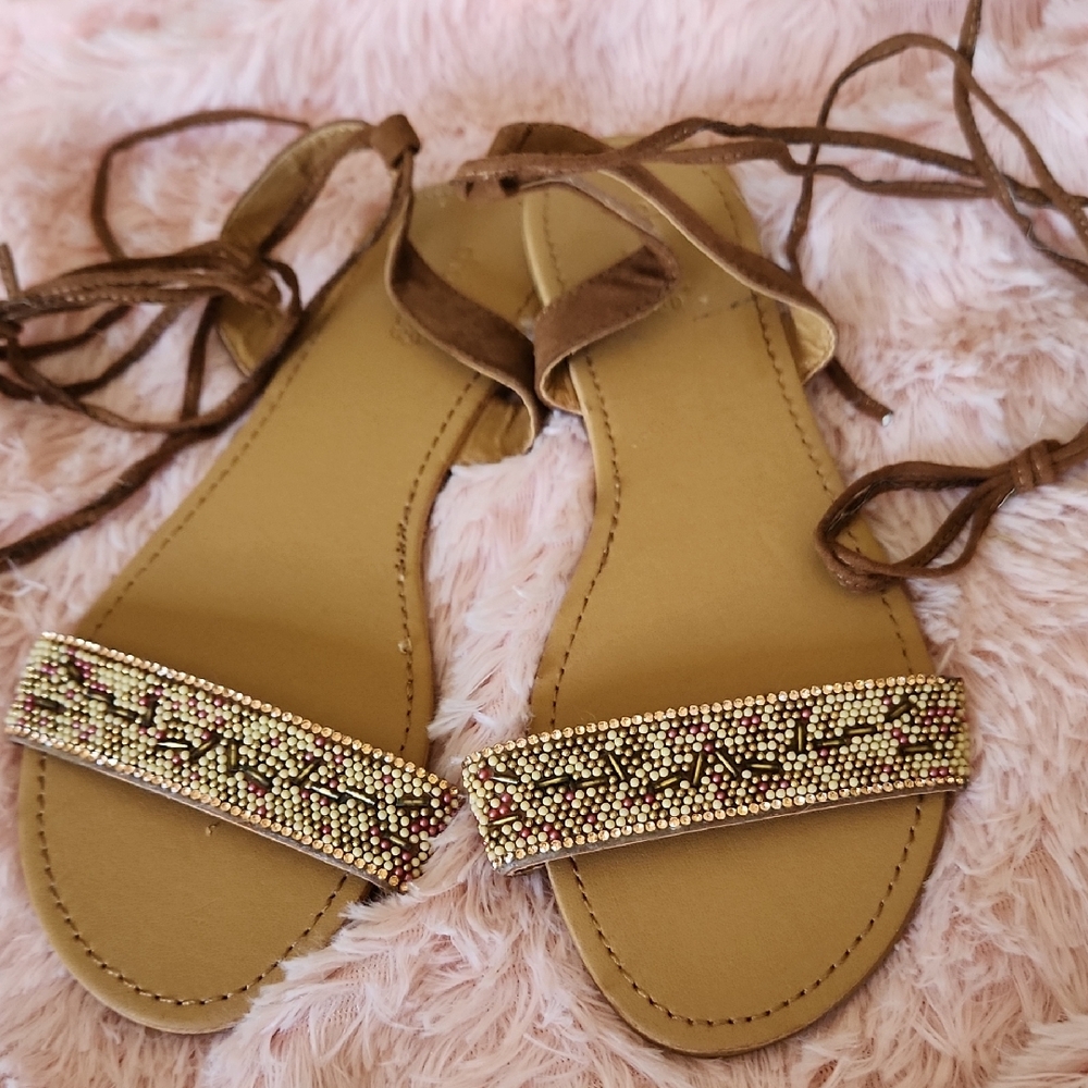 Charlotte Russe Lace Up Sandals